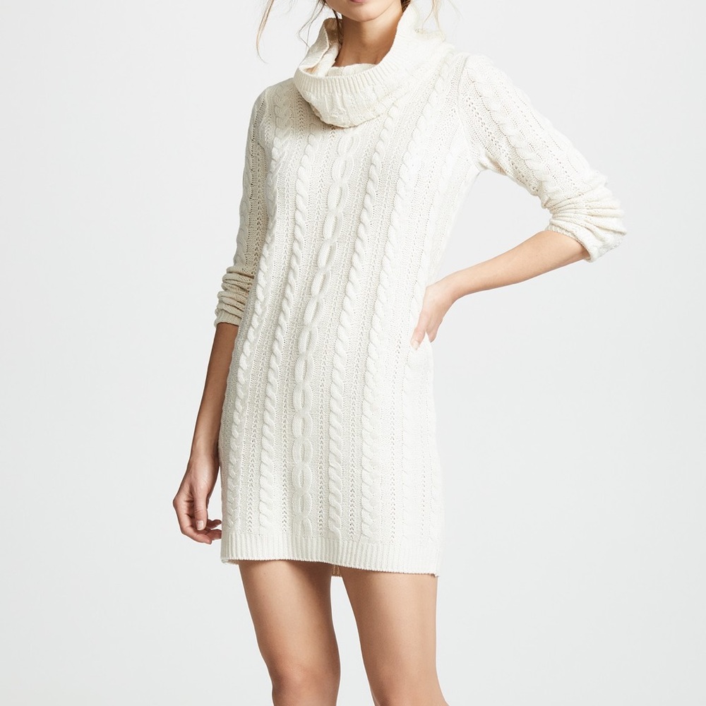 BB Dakota Alaska Cowl Neck Sweater Dress